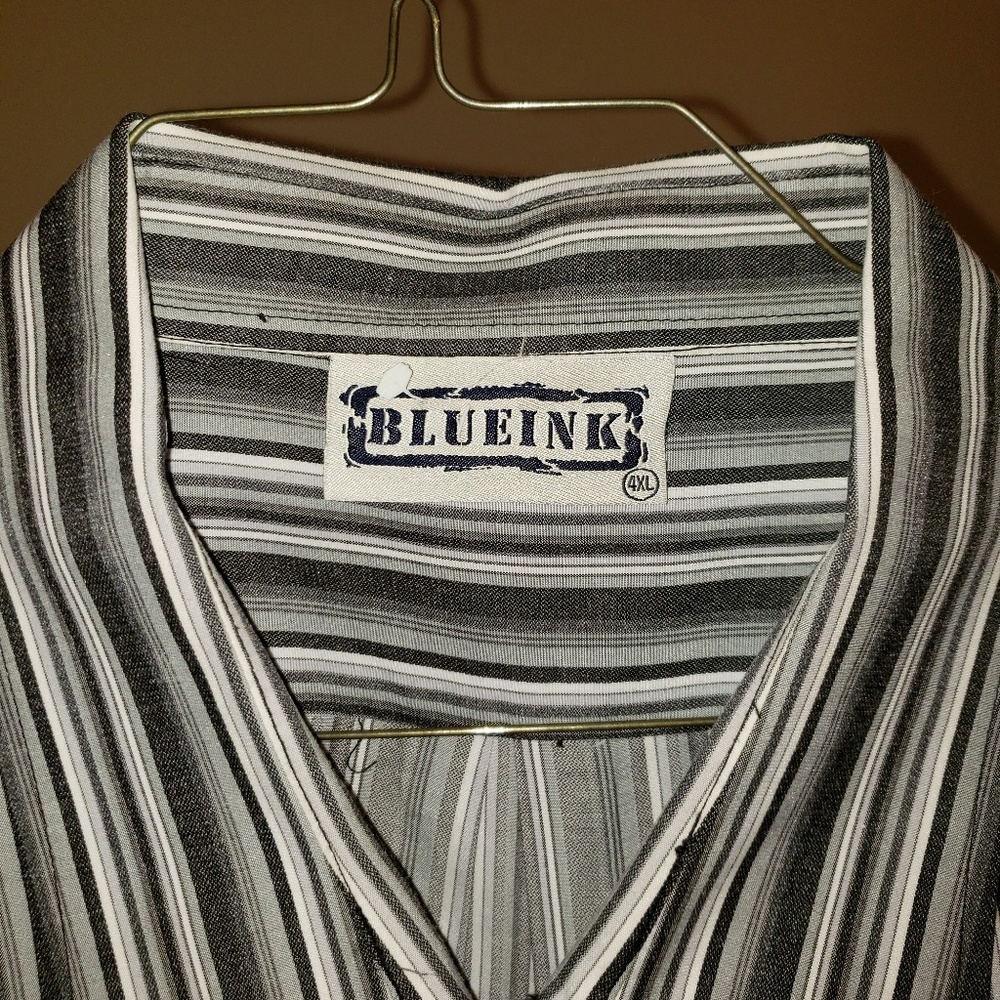 button down shirt by blue ink.